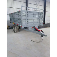 Remorques Agricoles Basculantes Mono-Essieu de Haute Qualité 5 Tonnes pour Tracteur, Style Européen