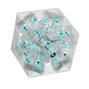 Moyu Meilong Hộp Trong Suốt 2M 3 M 4M Kim Tự Tháp M Nhựa Chuyên Nghiệp Câu Đố 3X3 <span class=keywords><strong>Magic</strong></span> <span class=keywords><strong>Cube</strong></span> Đồ Chơi - Product Image 6