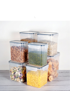 现代设计塑料透明食品容器盒冰箱盒用于厨房食品储存 - Product Image 1