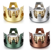 Mini brûleur à alcool extérieur portable ultra-léger pour pique-nique Camping randonnée utilisation de la cuisine