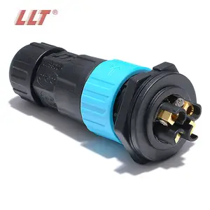 Fast Delivery LLT 30A M25 2 3 4 Pin Quick Lock Screw Male Female Panel Waterproof Connector IP67