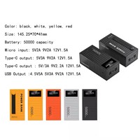 Banque d'alimentation portable avec chargeur rapide, nouvelle station d'alimentation de camping, interface d'entrée micro USB pour téléphone