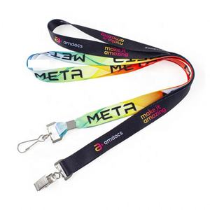 Custom Logo VIP ID Card Holder Offset Printed Silk Finish 2cm Woven Polyester Neck Yoyo Badge Reels <b>Lanyard</b> <b>Promotional</b> Gift - Product Image 1