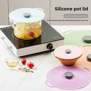 Lot de 5 couvercles réutilisables en silicone à ventouse pour micro-ondes, adaptés aux tasses, bols et casseroles - Product Image 2
