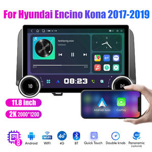 Radio de coche de 11,8 pulgadas para <span class=keywords><strong>Hyundai</strong></span> Encino <span class=keywords><strong>Kona</strong></span> 2017-<span class=keywords><strong>2019</strong></span> DIAMOND 2K QLED pantalla 2Din <span class=keywords><strong>Android</strong></span> coche estéreo REPRODUCTOR DE DVD Carplay DSP - Product Image 4