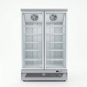 Congélateur à porte vitrée refroidi par air Startos, contrôle numérique de la température, affichage LED, 5 étagères réglables, réfrigérateur XTS - Product Image 5