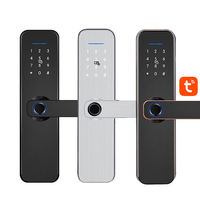 Cerradura Inteligente Electrónica con Wifi para el Hogar, Apartamento u Hotel, con App Tuya, Contraseña Biométrica, Huella Digital y Código, Nueva Versión Mejorada