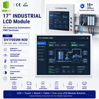 Panel LCD BOE 17.0'' 1280x1024 DV170E0M-N30 Layar Persegi Tampilan HMI Industri Modul LCD 17 Inci