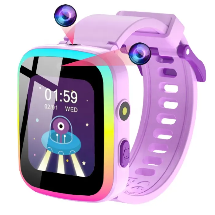 Nuevo diseño multifunción reloj electrónico para niños Venta caliente personalizado niños reloj con cámara
