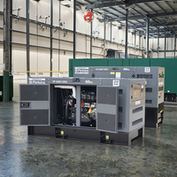 Générateur diesel super silencieux de marque monophasé 20kw 30kva 30kw 40kva 80kw 100kva 110/220V mexique 60hz groupe électrogène diesel à vendre