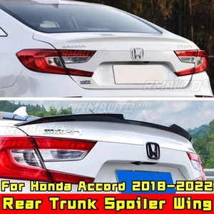 Accord Car Rear Spoiler Carbon Fiber Look Sport Style Rear <b>Wing</b> Body Kit for Honda Accord 10th Gen 2018-2022 Car Accessories - Product Image 2