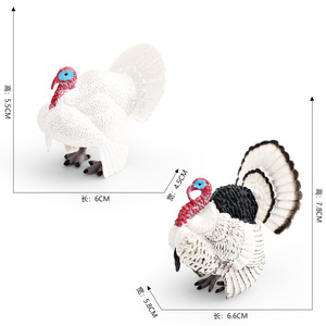 Simulazione fattoria turchia modello bambini giocattolo educativo ringraziamento decorazione Desktop pollame <span class=keywords><strong>animale</strong></span> - Product Image 5
