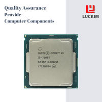 Processeur de bureau I3-7100T 2 cœurs 4 threads 2,40 GHz LGA 1151 3 Mo de cache 35 W TDP 64 bits 14 nm