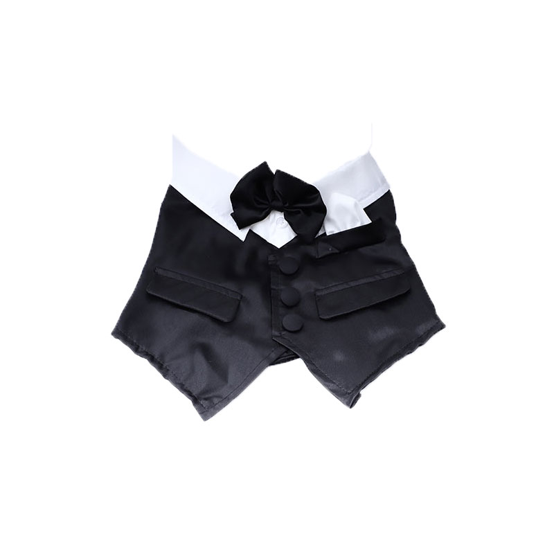 Экономичный черный свет полиэстер Одежда для собак домашнее животное полный платье с бантом