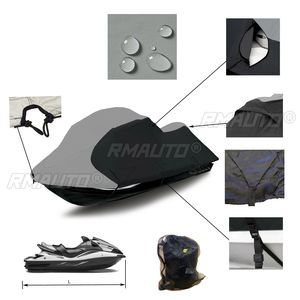 Funda Impermeable 600D para Moto Acuática Yamaha WaveRunner EXR VX Cruiser, Compatible con Sea Doo GTI, Remolcable - Product Image 2