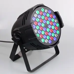 BAISUN-luces led para discoteca, iluminación de escenario, rgbw, 3w, 54 unidades