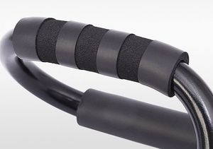 Soportes para Flexiones de Acero al Carbono Reforzado, Color Negro, con Espuma Suave y Resistentes al Desgaste, Aptos para Fitness - Product Image 3