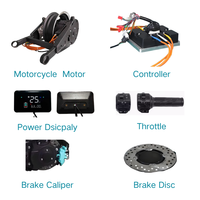 Kit de conversion de scooter électrique 72V pour Keeway Vieste 125 300 3kw 4kw 5kw Kit de conversion de moto électrique Moteur électrique