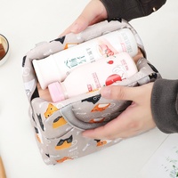 Nouvelle boîte à lunch thermique en tissu Oxford, motif dessin animé mignon, avec doublure en feuille d'aluminium, grande capacité, sac bento pour extérieur