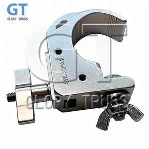 Abrazadera de Truss de Aluminio de Servicio Medio con Cierre Rápido, 48-51mm, SWL 200kg, Certificación TUV, Gancho de Perfil Bajo para Iluminación de Escenario - Product Image 3