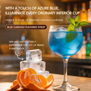 <span class=keywords><strong>Sirop</strong></span> de <span class=keywords><strong>cocktail</strong></span> Blue Curacao sans alcool Vilen, bouteilles de 685 ml, utilisation professionnelle pour les barman, certifié ISO, achat en gros disponible - Product Image 3