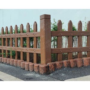 Moule en béton pour ornement de jardin Patio ciment clôture dalle préfabriqué décoratif réutilisable Grain de <span class=keywords><strong>bois</strong></span> planche de <span class=keywords><strong>bois</strong></span> forme de moule en plastique - Product Image 6