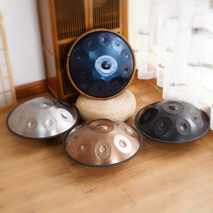 Juego de Tambores Handpan en Re Menor 440HZ, 22 Pulgadas, 9 Notas, <span class=keywords><strong>10</strong></span> Notas, Instrumento Musical Handpan con Accesorios - Product Image 6