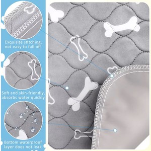 Almohadilla para perros personalizada al por mayor, almohadilla lavable reutilizable para perros y cachorros, almohadillas impermeables para orinar para mascotas para perros - Product Image 4