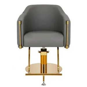 Multifunctional Luxury High Quality Hair Salon Haircut Chair For With Gold Base