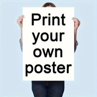 Affiche murale personnalisée promotionnelle 24 x 36 en PVC/papier, impression laminée, autocollant décoratif pour la maison, couleur CMYK