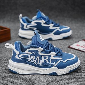 Zapatillas Deportivas Casuales de Diseño para Hombre, Transpirables, Cómodas, Duraderas, para Exteriores, en Negro, Blanco y Azul, 2026 - Product Image 3