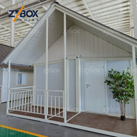Maison préfabriquée mobile extensible à 2 chambres, prête à l'emploi, de type cabine, conforme aux normes américaines, 20 pieds ou 40 pieds