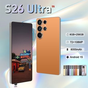 High Spec S26 Ultra 8+256GB Android 15 108MP <span class=keywords><strong>แบ</strong></span><span class=keywords><strong>ต</strong></span><span class=keywords><strong>เต</strong></span>อรี่ 8000mAh 5G ทั่วโลก - Product Image 2