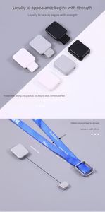Promotion Custom Logo Versatile ID Card Holders with Retractable Straps Suitable for Square Badges - Product Image 4