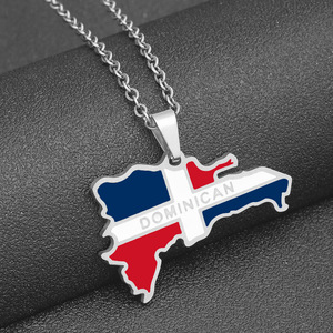 Collier tendance en acier inoxydable plaqué or 18 carats de haute qualité avec pierre naturelle, cadeau pour femme, style dominicain, vente en gros - Product Image 6