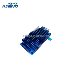 Disipador de calor anodizado 6063 personalizado disipador de calor de extrusión de aluminio 60x100 radiador de color disipador de computadora para <span class=keywords><strong>IPC</strong></span> - Product Image 3