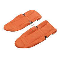 Housse de siège intégrale en cuir orange résistant à l'usure de haute qualité GANE Design pour Chevrolet Cargo Express Van Daniel 2008-2025