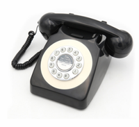 Téléphone portable de grande marque rétro, ancien téléphone classique, bouton de téléphone, maison, bureau