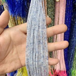 Hạt đá Aquamarine <span class=keywords><strong>Emerald</strong></span> tự nhiên, kiểu dáng thời thượng, mặt cắt khối lập phương, 2mm, hạt rời làm đồ trang sức, vòng cổ, vòng tay, mẫu 0286 - Product Image 2
