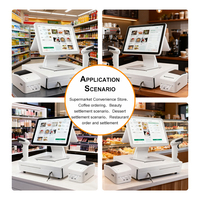 Precio de fábrica, 15 pulgadas, 15,6 pulgadas, pantalla táctil capacitiva, caja registradora, sistema POS todo en uno para tienda minorista