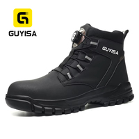 GUYISA Chaussures de Travail pour Hommes Personnalisées en Gros, Étanche, Résistantes à l'Usure, Embout en Acier, Anti-Perforation, Chaussures de Sécurité