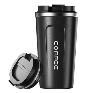 Tasses à café réutilisables en acier inoxydable avec logo personnalisé, 380 ml et 510 ml, à double paroi isolée, pour le camping et les voyages - Product Image 6