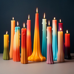 Custom Made Cylindrical Patterned Silicone <b>Candle</b> <b>Molds</b> Diy Home Decor Plaster <b>Molds</b> Irregular Shape Custom Dimensions - Product Image 2