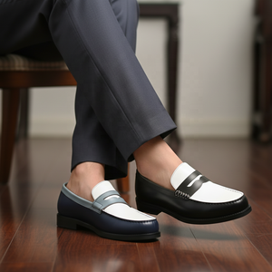 รองเท้าโลฟเฟอร์ผู้ชายสำหรับงานแต่งงาน รองเท้าแบบสวม รองเท้าสำหรับชุดทักซิโด้ผู้ชาย - Product Image 6