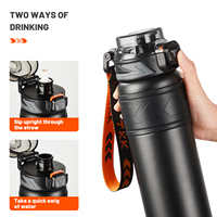 Thermos isotherme personnalisé de 500 ml en acier inoxydable 316, bouteille d'eau sous vide pour une utilisation promotionnelle en extérieur et en intérieur