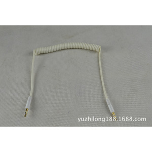 3.5 Mm Male To Male <b>Aux</b> Audio <b>Cable</b> With Coiled Design For Audio Devices - Product Image 2