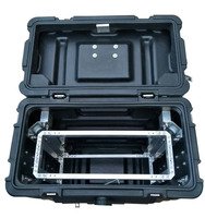 Tricases RU030, boîtier de rack de serveur 3U en plastique étanche, antichoc, résistant aux chocs, boîtier de rack de transport