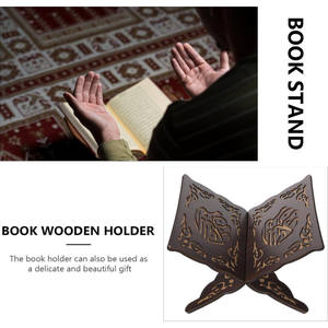 Wholesale Islam Muslim Reading <strong>Stand</strong> Muslim Book Holder Foldable Wooden <strong>Quran</strong> Book <strong>Stand</strong> - Product Image 2