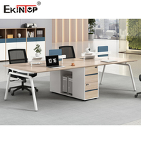 Poste de travail de bureau 4 places, poste de travail de bureau 6 personnes, fabricant de mobilier de bureau
