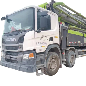 Camión bomba de hormigón usado Zoomlion de 20 años de edad, con chasis <span class=keywords><strong>Scania</strong></span> 56M, motor de núcleo de potencia diésel/camión móvil con motor - Product Image 2